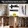 NIFHERTIG Hidden Door Hinge Heavy Duty 570 Lbs LoadBearing Solid Alloy Steel 360 Degree Rotating Pivot Hinge Hardware Kit for Secret Doors Bookcase and Hidden Bookshelf Doors