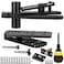 NIFHERTIG Hidden Door Hinge Heavy Duty 570 Lbs LoadBearing Solid Alloy Steel 360 Degree Rotating Pivot Hinge Hardware Kit for Secret Doors Bookcase and Hidden Bookshelf Doors