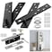 Pisman Door Pivot Hinges Heavy Duty 360 Hidden Hinge Kit for Secret DoorBookcase Advanced Lock Style Fits Murphy Bookshelf Wooden Bookshelf Concealed Cabinets Medium