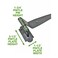 Renovators Supply Manufacturing Pack of 2 Black Pintle Strap Hinge 1175 Inch Offset Colonial Shutter Hardware
