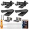 Weigreat Heavy Duty Hidden Door Hinge 570LBS Load Bearing Thickened Solid Alloy Steel 360 Rotation Invisible Pivot Hinge for Secret Doors Bookcase Murphy Shelf Doors