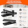 Weigreat Heavy Duty Hidden Door Hinge 570LBS Load Bearing Thickened Solid Alloy Steel 360 Rotation Invisible Pivot Hinge for Secret Doors Bookcase Murphy Shelf Doors