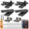 Weigreat Heavy Duty Hidden Door Hinge 570LBS Load Bearing Thickened Solid Alloy Steel 360 Rotation Invisible Pivot Hinge for Secret Doors Bookcase Murphy Shelf Doors