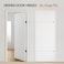 HBL' HBL 2 Pack Hidden Door Hinges UltraThin Adjustable Concealed Hinges for Secret Doors Pantries Closets Heavy Duty Invisible Design