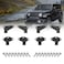 BACAUTOPARTS 4 Door Hinges for Jeep Wrangler 20072018 JK JKU Unlimited Rubicon Sahara OEM Replacement Interior Door Hinges