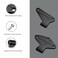BACAUTOPARTS 4 Door Hinges for Jeep Wrangler 20072018 JK JKU Unlimited Rubicon Sahara OEM Replacement Interior Door Hinges