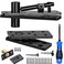 HFCENXIE Hidden Pivot Hinge 600LBS LoadBearingThickened Solid SteelHeavy Duty Hardware for Bookcase Murphy Door Kit 360 Rotation Invisible Hinges for Secret DoorBookcase Shelf Doors