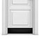 Deck the Door Decor Deck The Door Door Kick Plate Elegant Accent Durable Protection Anodized Aluminum Includes Easy SelfAdhesive 6x30 Satin Black
