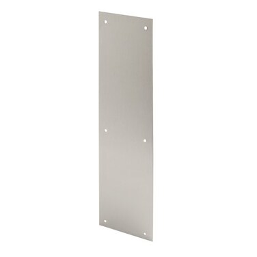 PRIME-LINE PrimeLine J 4626 Door Push Plate 4 In x 16 In Stainless Single Pack