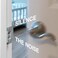 BrainExploder Door Silencer Strike Plate Flexible Noise Eliminating Fix for Loud Latches Fits with No Modifications Stops Slamming 20 dB 4X Quieter GrayFive Pack