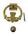 Exclusively Irish Claddagh Circular Door Knocker for Front Door Antique CooperPolished Brass Satin Nickel Knocker Ireland Home Dcor 55x 55