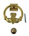 Exclusively Irish Claddagh Circular Door Knocker for Front Door Antique CooperPolished Brass Satin Nickel Knocker Ireland Home Dcor 55x 55