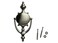 QCAA Solid Brass Door Knocker 734 Satin Nickel 1 Pack Made in Taiwan