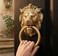 StonKraft Brass Lion Door Knocker Knockers Gate Knocker Door Accessories Lion 6