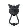 Renovators Supply Manufacturing Door Knockers for Front Door 85 in Black Cast Iron Fox Head Shaped Door Knocker with Mounting Hardware