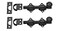 QCAA Solid Brass Dutch Door Bolt 4 US10B ORB Oil Rubbed Bronze Made in Taiwan 2 Pack