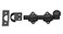 QCAA Solid Brass Dutch Door Bolt 4 US10B ORB Oil Rubbed Bronze Made in Taiwan 2 Pack