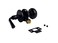 QCAA Solid Brass Storm Door Latch Matte Black Made in Taiwan 2 Pack