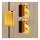 Tonitrui Home Security Door Reinforcement Lock for FrontInward Swing Doors Upgraded Reinforced 1200lbs Capacity Night Kids Safety Metal Flip Deadbolt Latch2Pack Gold