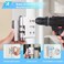 MaxxGeek Home Door Reinforcement Lock High Security AntiBurglary Lock Aluminum Guard for Home Security Silver Oxide