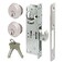 Pacific Doorware Storefront Door Mortise Lock Hook Deadbolt Double Keyed Cylinder Combo Adams Rite Cam in Aluminum 3132 Backset