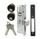 Pacific Doorware Keyed Hookbolt Set Double Cylinder Duronotic Bronze 3132 Backset