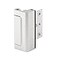 PRIME-LINE PrimeLine U 10827 Door Reinforcement Lock Add Extra High Security to your Home and Prevent Unauthorized Entry 3 In Stop Aluminum Construction Satin Nickel Single Pack