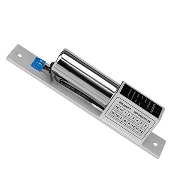 LIBO Smart Home LIBO Electric Bolt Lock 2 Wires Lines DC 12V Fail Safe Electronic Lock Normal Temperature for Glass Wooden Iron Door Access Control System