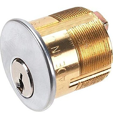 Pacific Doorware Detex Cylinder Detex EAX500 EA500 EAX2500 EAX2545 EAX300 Commercial Lock Aluminum Silver