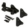 PRIME-LINE PrimeLine U 11447 Swing Bar Door Guard with High Security Auxiliary Lock Matte Black Finish Single Pack