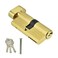 Zopsc 65mm Cylinder Lock Copper Single Open AntiTheft Door Lock Cylinder with Keys Strong and Proof Suitable for Wooden Doors Aluminum Doors