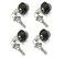Pacific Doorware Storefront Door Mortise Lock Cylinder Cylinders Duronotic Bronze 4 Pack