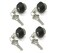 Pacific Doorware Storefront Door Mortise Lock Cylinder Cylinders Duronotic Bronze 4 Pack