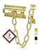 JD Jack N'Drill Jack NDrill 2 Pack Door Chain Lock Exclusive Chain Door Lock with Extended Chain Length 100 Child Proof Safety Heavy Duty Chain Locks for Inside Door and Extra Front Door Lock Brass Pl
