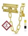 JD Jack N'Drill Jack NDrill 2 Pack Door Chain Lock Exclusive Chain Door Lock with Extended Chain Length 100 Child Proof Safety Heavy Duty Chain Locks for Inside Door and Extra Front Door Lock Brass Pl