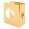 PRIME-LINE PrimeLine U 9558 Brass Lock and Door Reinforcement Plate for 134 In Thick Doors Brass Finish Single Pack