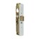 Adams Rite 490045102628 Heavy Duty Deadlatch with 112 Backset and Flat Faceplate LH or RHR with a 258 Strike 628 Clear Anodized Finish