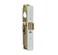 Adams Rite 490045102628 Heavy Duty Deadlatch with 112 Backset and Flat Faceplate LH or RHR with a 258 Strike 628 Clear Anodized Finish