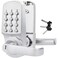 MUTEX MX800 Commercial Grade Door Lock Satin Chrome Keyless Combination Lock