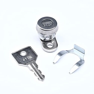 Stahl 944951412 K412 Cylinder Kit Lock Clip and Key