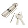 Jeriup Group A 70mm301030 KEYED Alike Multiple cylinders Sharing one Key Copper Euro Profile Lock Cylinder with 3 Keys dimple Single Open Satin Nickle AntiRust AntiTheft