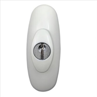 MaxxGeek Keyed Lock Assembly Fit Andersen Tribeca Style Exterior Keyed Lock with Keys Suitable for Patio Doors Quality Upgrade RH Metallic White