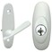 N8LokNLok Gliding Patio Door Keyed Lock Assembly Thumb Latch Compatible with Andersen Tribeca Style OEM Part 2573068 2573078 2573609 2916 Hole Centers NonHanded White Diecast