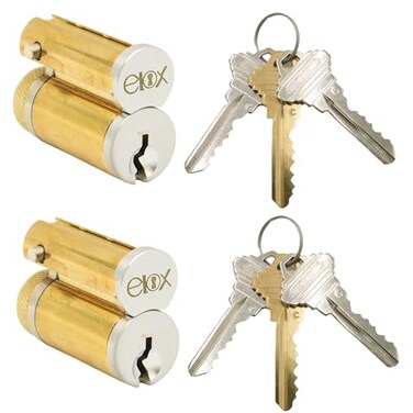 elox FSICLFIC IC Core Cylinder SC Keyway 6 Pin 1 Pair of KA Packed Less Housing