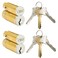 elox FSICLFIC IC Core Cylinder SC Keyway 6 Pin 1 Pair of KA Packed Less Housing