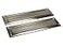 QCAA Solid Brass Mail Slot with Solid Brass Interior Back Plate 10 x 3 Satin Nickel 1 Pack Made in Taiwan