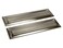 QCAA Solid Brass Mail Slot with Solid Brass Interior Back Plate 10 x 3 Satin Nickel 1 Pack Made in Taiwan