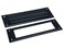 QCAA Solid Brass Mail Slot with Solid Brass Interior Frame 13 x 3625 Matte Black 1 Pack Made in Taiwan