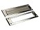 QCAA Soild Brass Mail Slot with Solid Brass Interior Frame 878X278 Satin Nickel 1 Pack Made in Taiwan