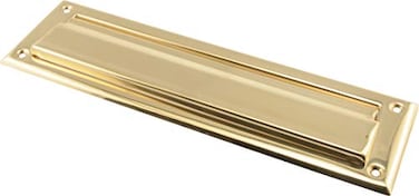 Hillman 852390 2 x 11 Mail Slot Solid Brass Bright Brass Finish 1 Pack